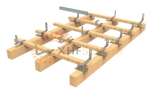 Double adjustable roof hook brackets