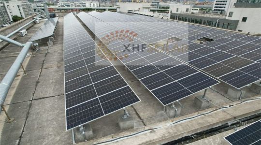 चीन फ्लैट कंक्रीट सौर बढ़ते 4.3MW
